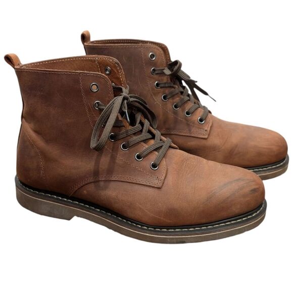 Golden Fox 6" Boondocker Service Boot Pro Men's Leather Boots - Size 11 in Fudge - Picture 1 of 11